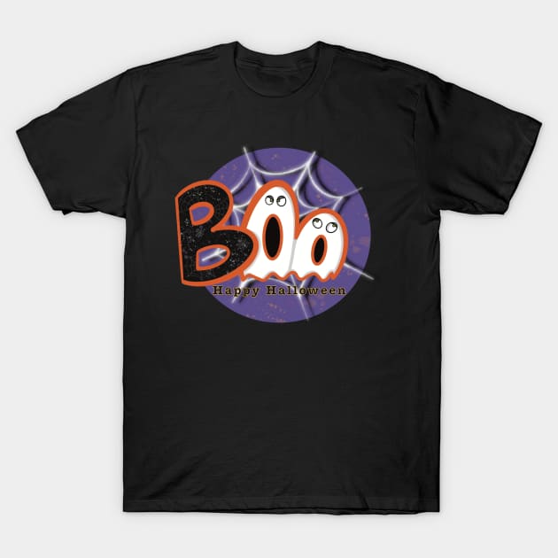 Say Boo and Scary on! T-Shirt by Creasorz